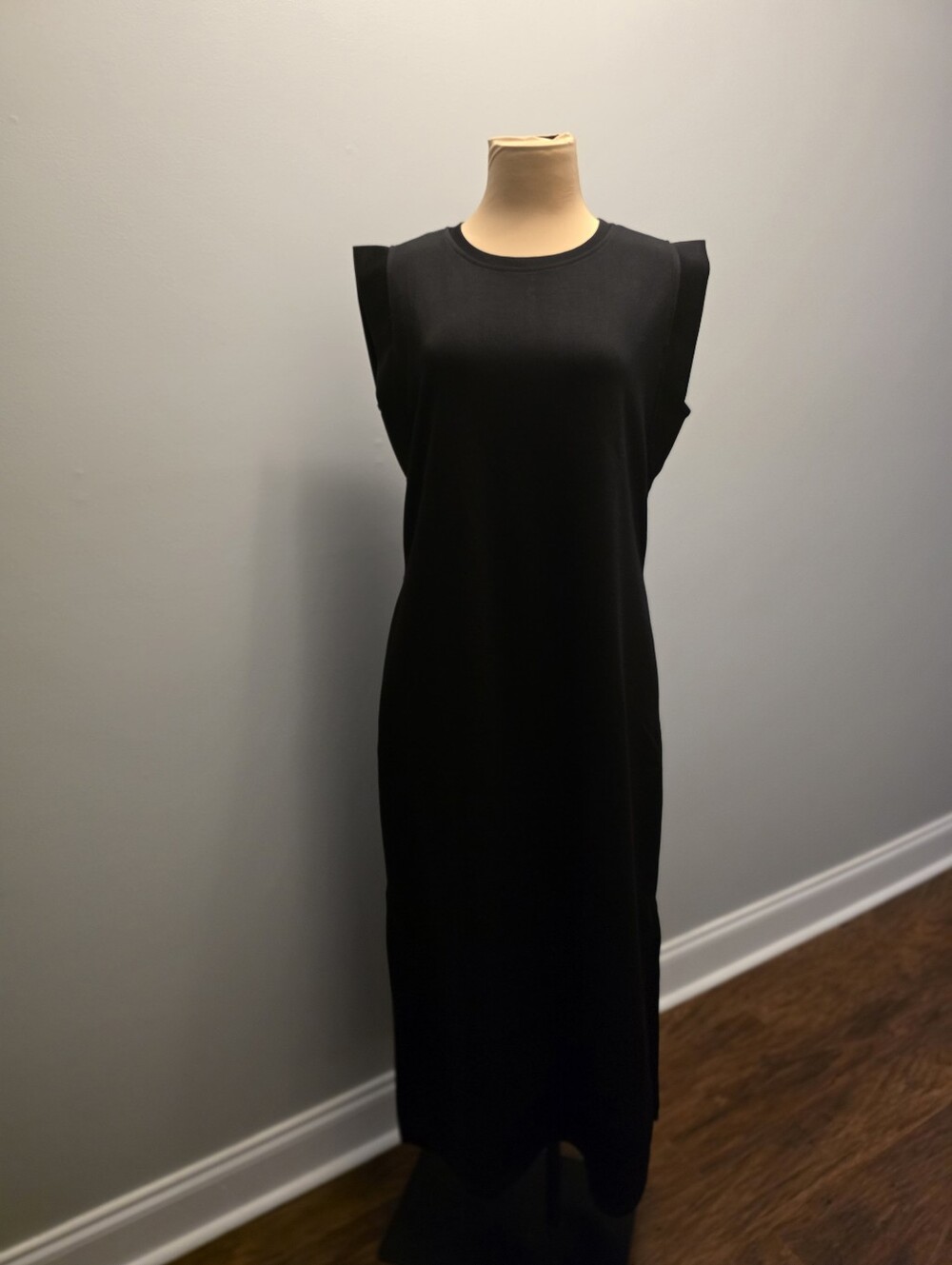Grecerelle Casual Black Maxi Dress